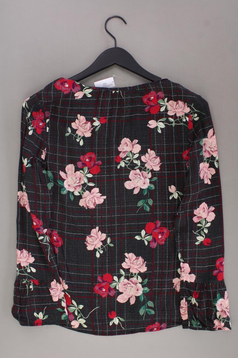 s.Oliver Langarmbluse Gr. 36 mit Blumenmuster mehrfarbig aus Viskose