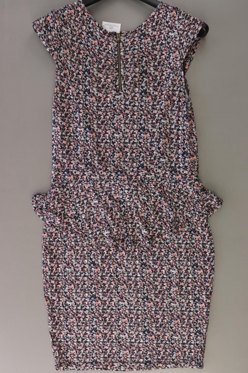 Warehouse Etuikleid Gr. S mit Blumenmuster Kurzarm mehrfarbig