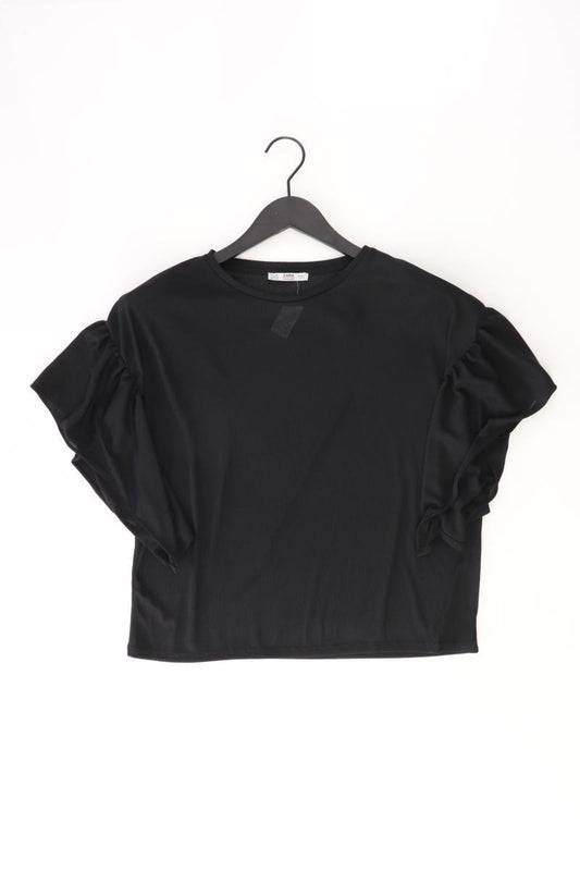 Zara Classic Shirt Gr. M Weite Ärmel schwarz