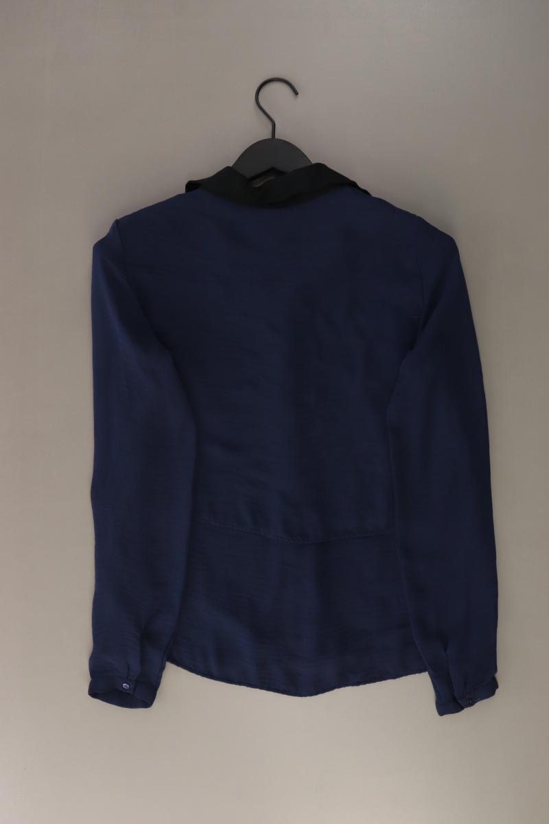 Vila Langarmbluse Gr. M blau aus Polyester