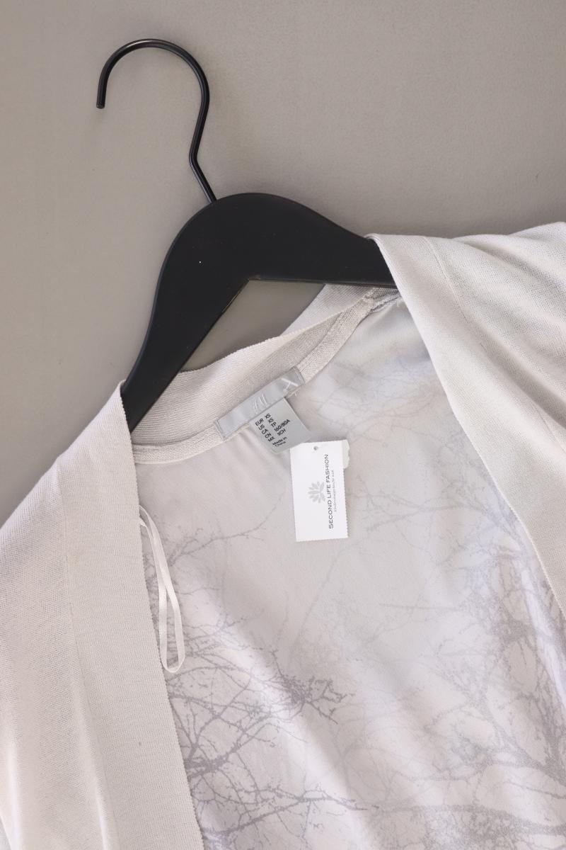 H&M Cardigan Gr. XS Langarm grau aus Polyacryl