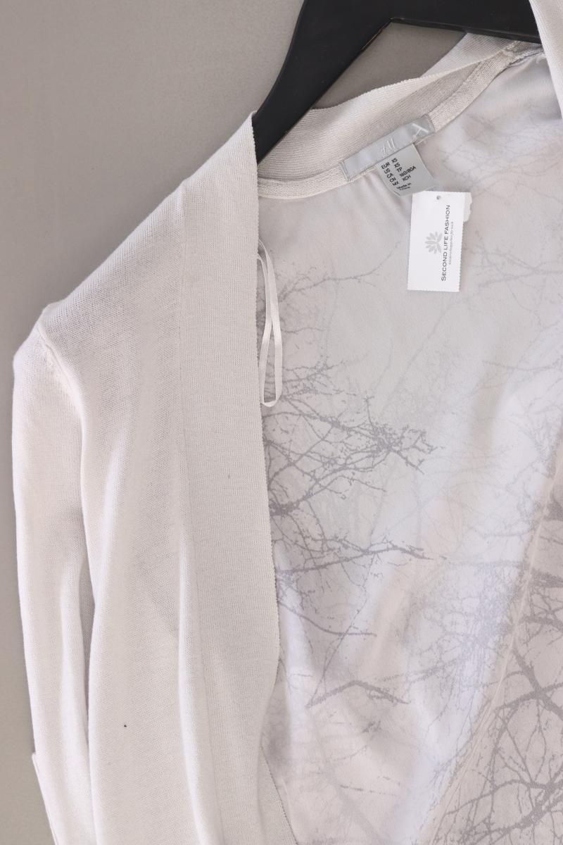 H&M Cardigan Gr. XS Langarm grau aus Polyacryl
