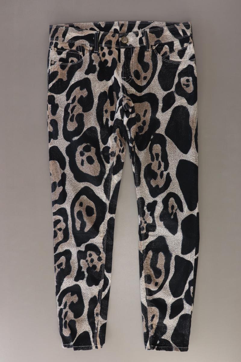 Imperial Five-Pocket-Hose Gr. 38 mit Tierdruck braun aus Baumwolle