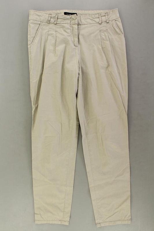 Hallhuber Chinohose Gr. Kurzgröße 40 creme aus Baumwolle