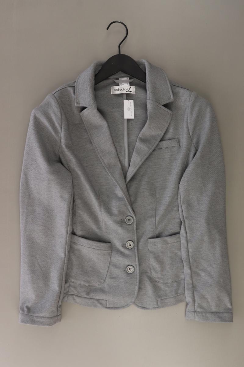 Collection L. Jerseyblazer Gr. 38 grau aus Polyester