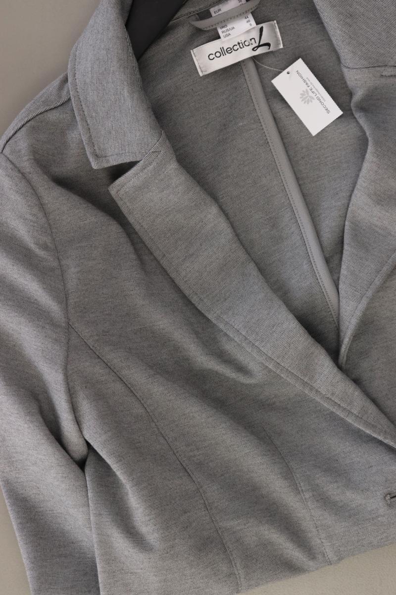 Collection L. Jerseyblazer Gr. 38 grau aus Polyester