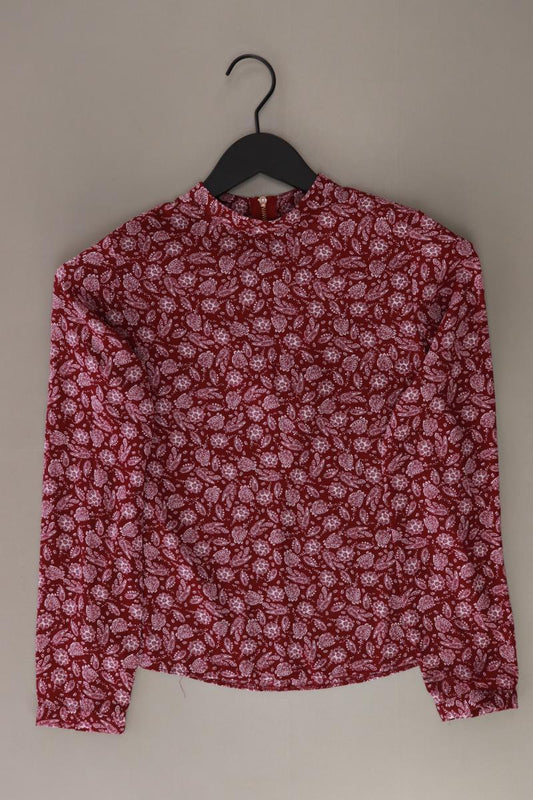 Atmosphere Langarmbluse Gr. 34 mit Paisleymuster lila aus Polyester