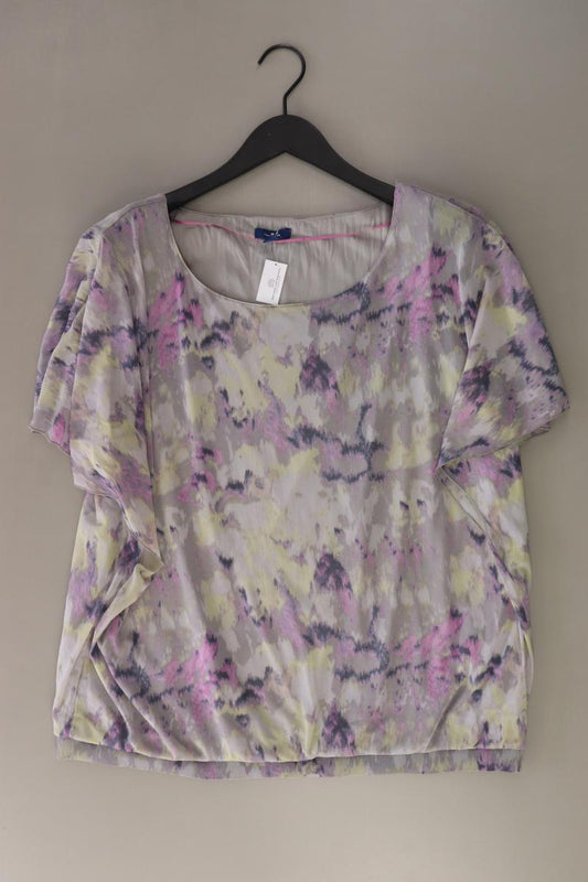 Tom Tailor Classic Bluse Gr. XXXL mit Batikmuster lila aus Polyamid