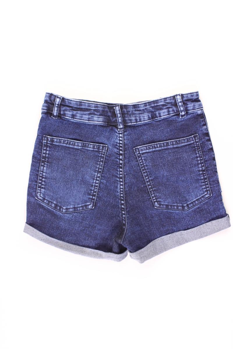 H&M Jeansshorts Gr. 36 blau aus Baumwolle