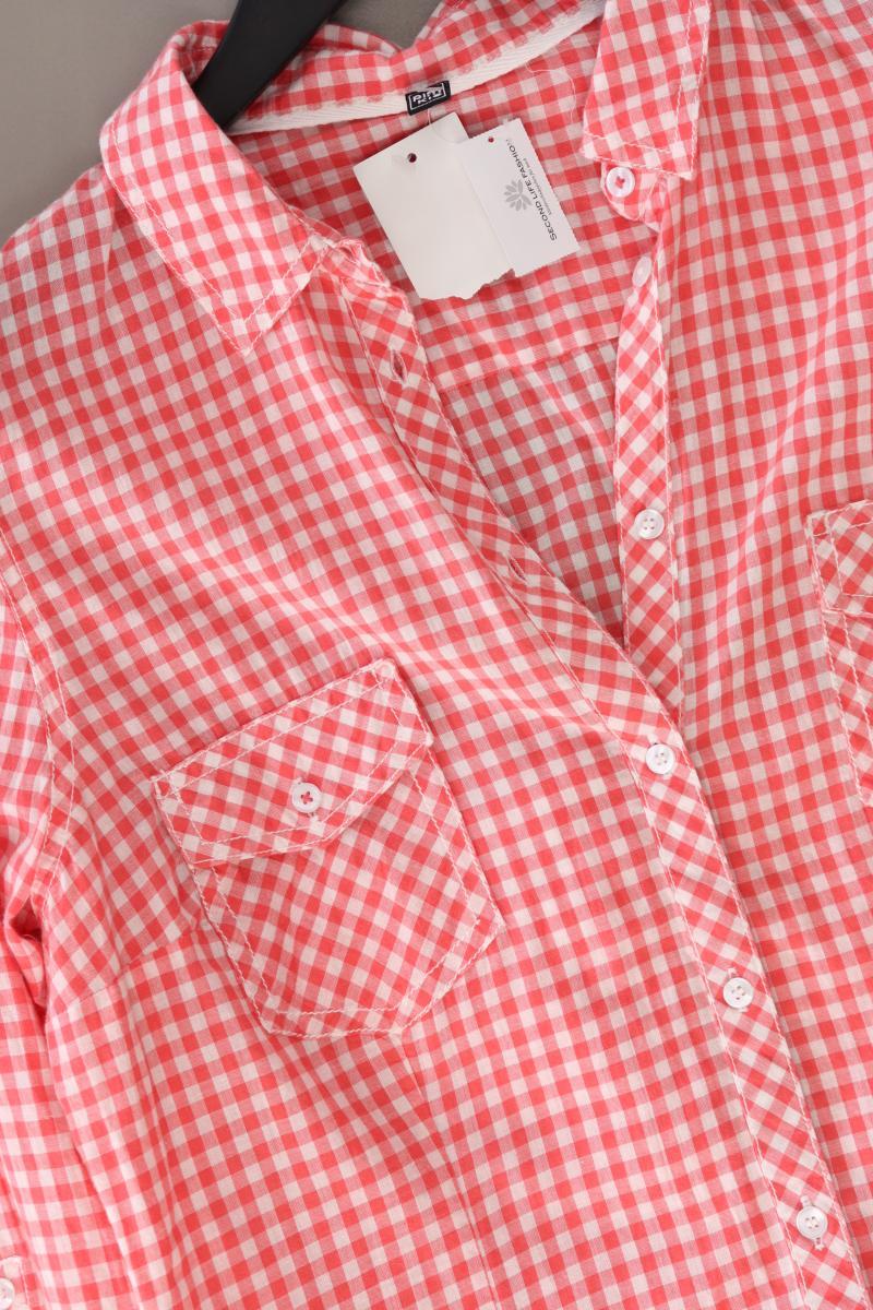Pimkie Karobluse Gr. 40 kariert neu mit Etikett Langarm rot aus Baumwolle