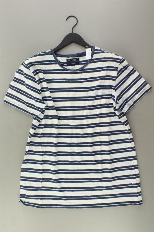 Esprit Ringelshirt für Herren Gr. XXL gestreift Kurzarm mehrfarbig aus Baumwolle