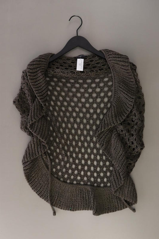Vestino Strickjacke Gr. 38 Kurzarm braun