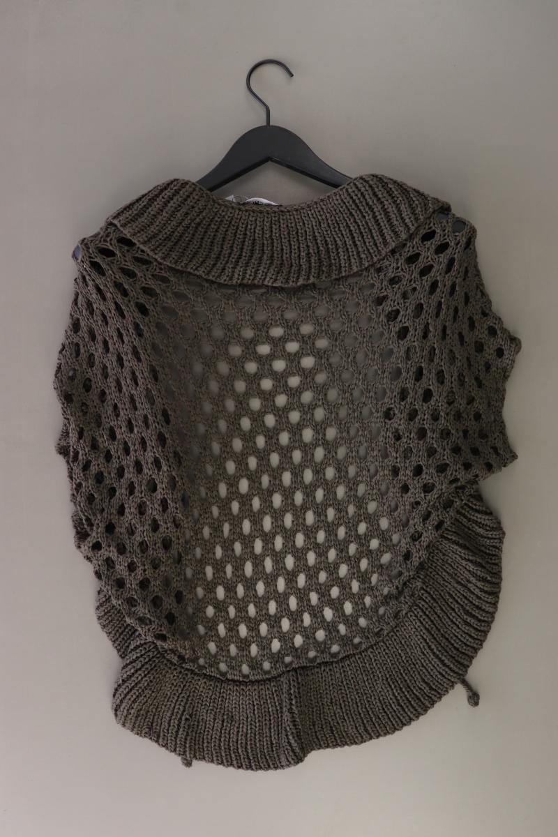 Vestino Strickjacke Gr. 38 Kurzarm braun