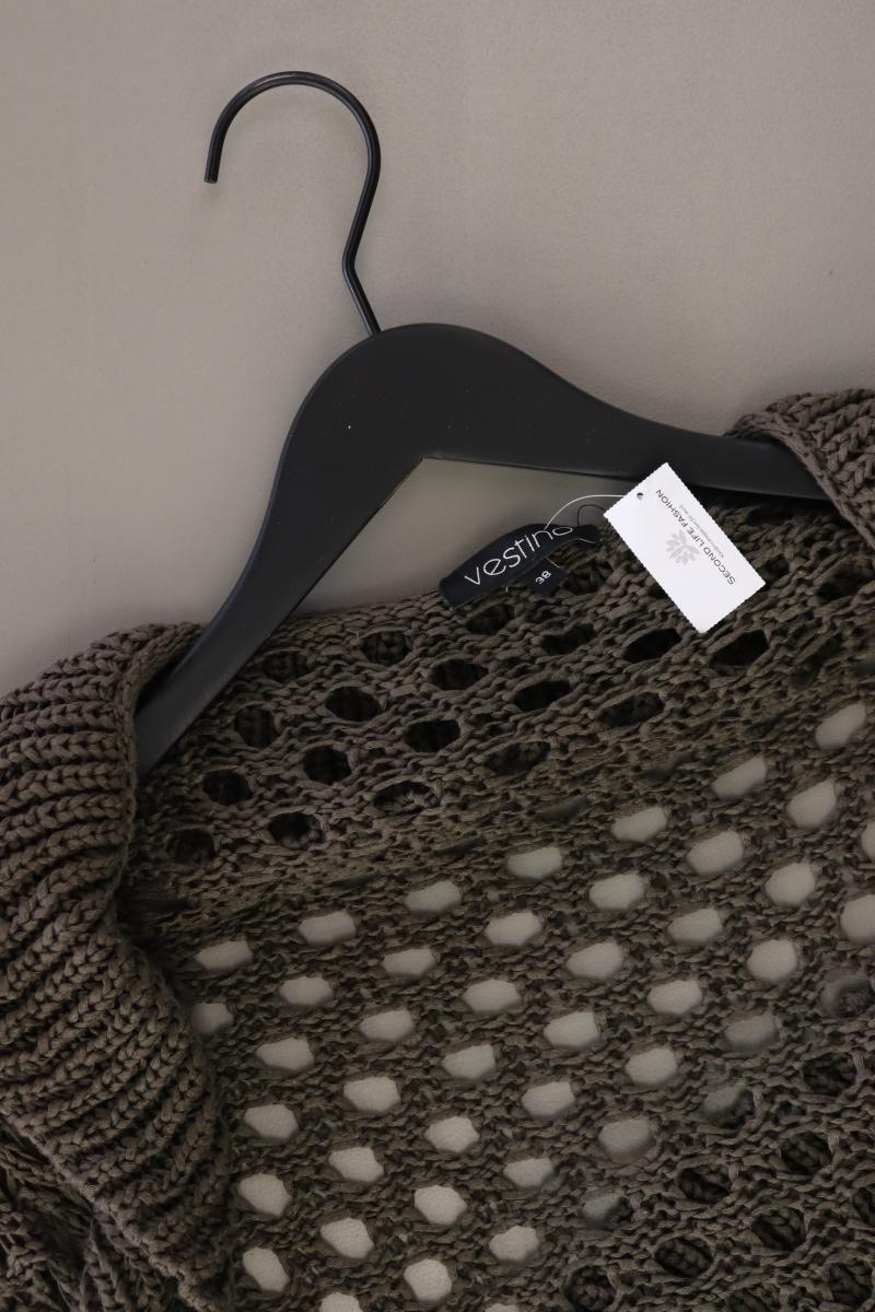Vestino Strickjacke Gr. 38 Kurzarm braun