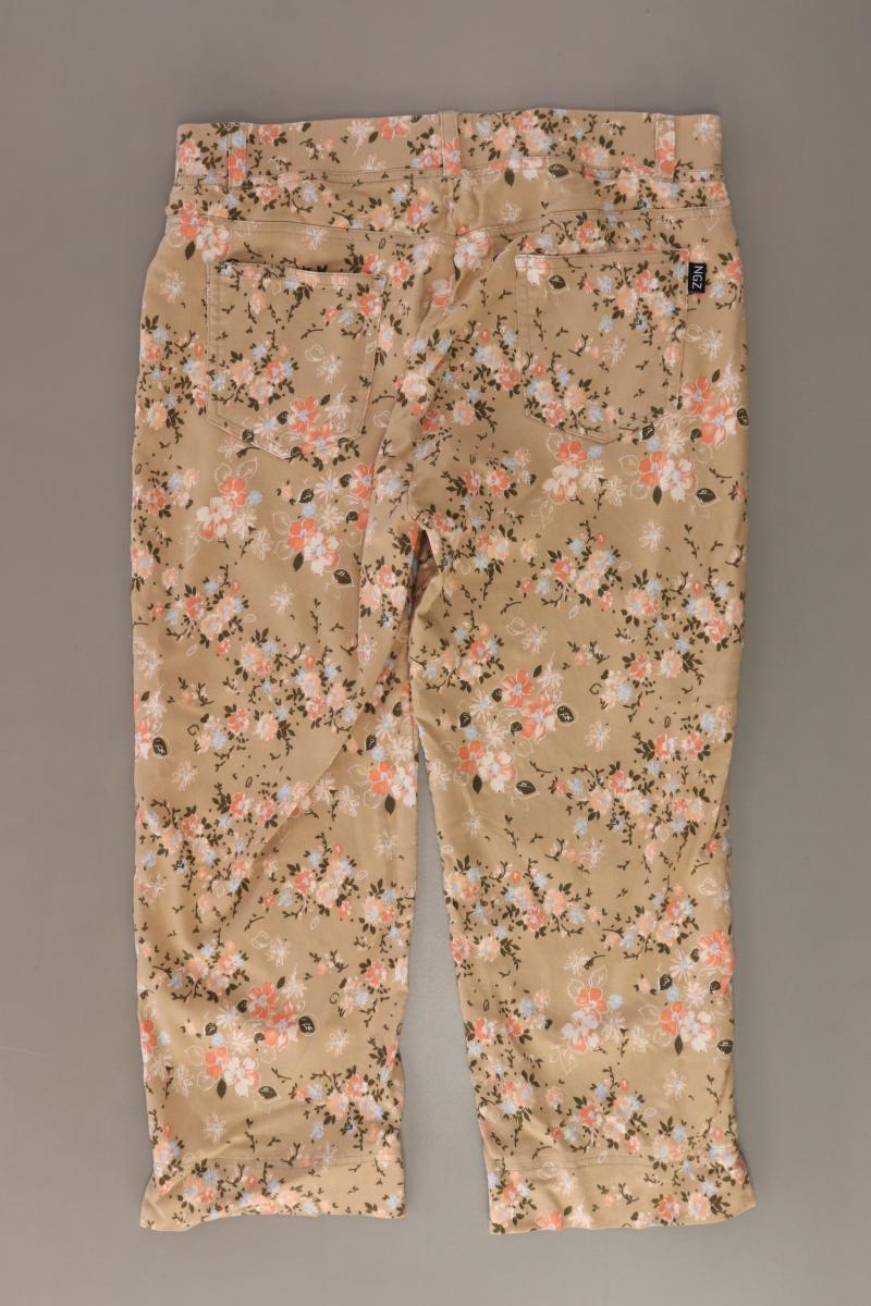 Navigazione Hose Gr. 38 mit Blumenmuster creme aus Viskose