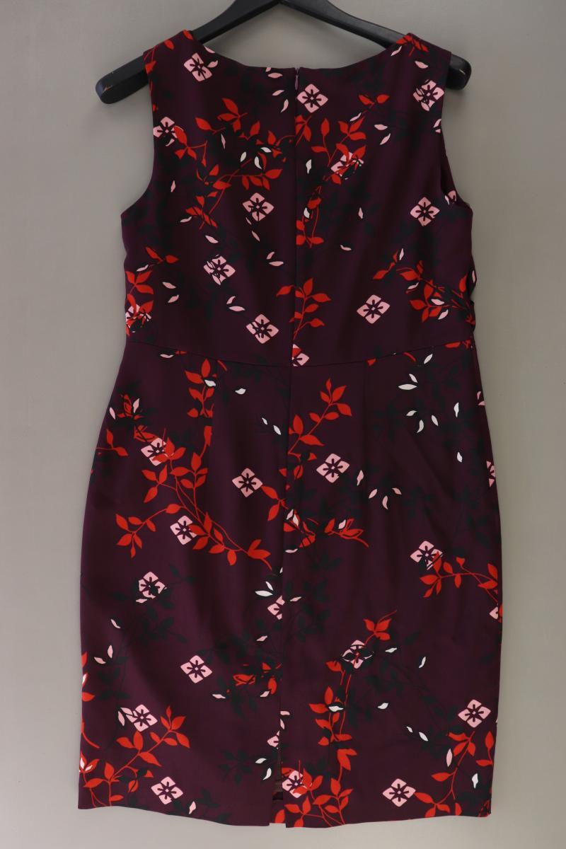 Betty & Co. Bleistiftkleid Gr. 40 mit Blumenmuster Ärmellos lila aus Polyester