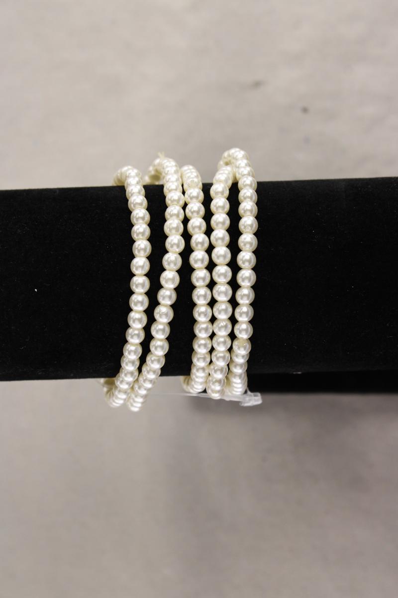 Perlenarmband creme