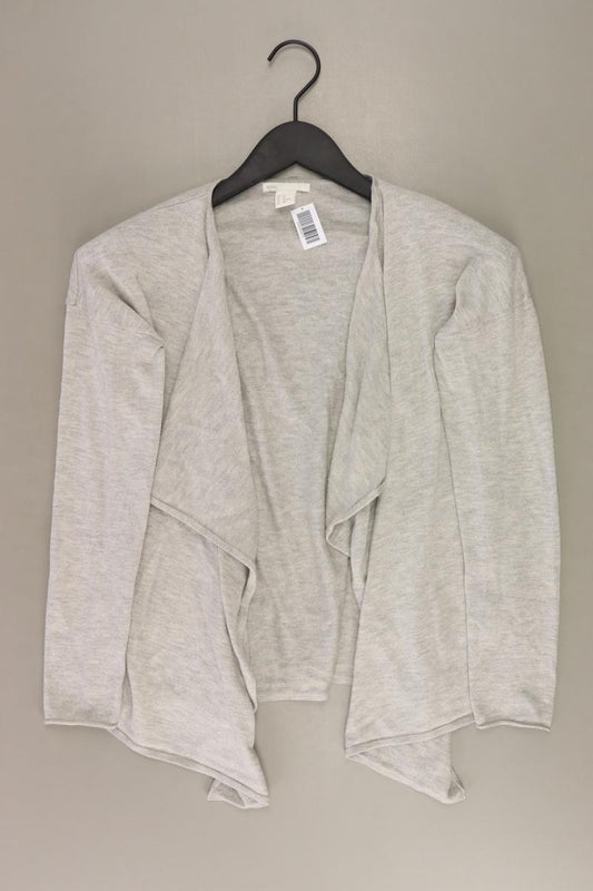 H&M Strickjacke Gr. XS Langarm grau aus Polyester