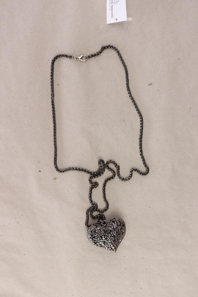 Halskette mit Herzanhänger silber