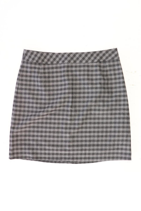 s.Oliver Rock Gr. 40 kariert grau aus Polyester