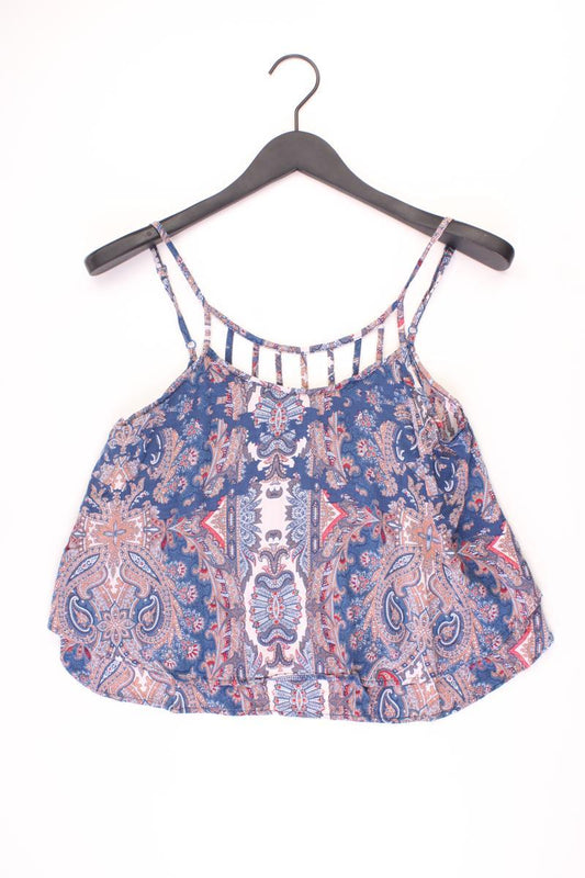 Spaghetti-Top Gr. M mit Paisleymuster mehrfarbig