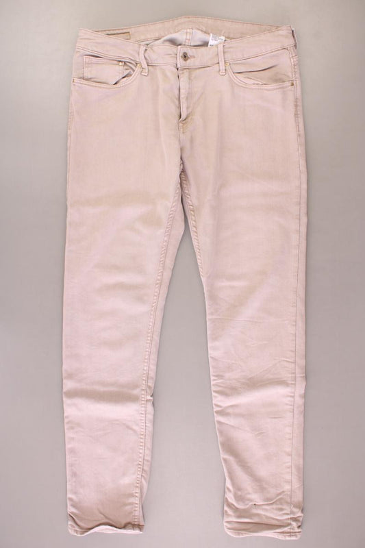 H&M Skinny Jeans für Herren Gr. W31/L34 creme aus Baumwolle