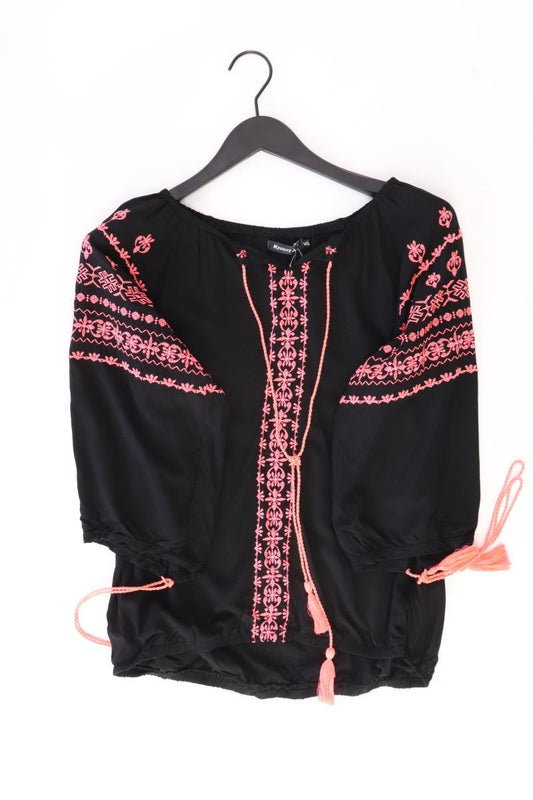 Msytery Jane Bluse Gr. M/L neu mit Etikett 3/4 Ärmel schwarz aus Polyester