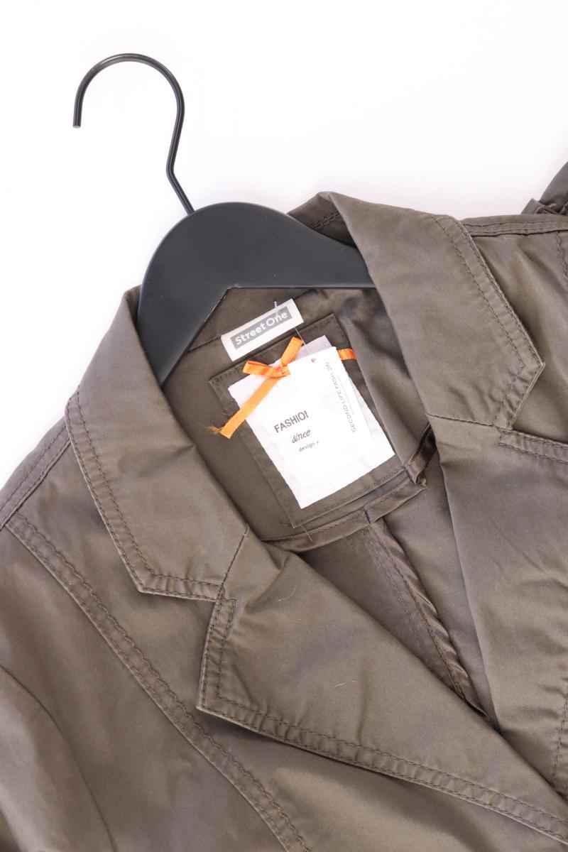 Street One Classic Blazer Gr. 42 grau aus Baumwolle