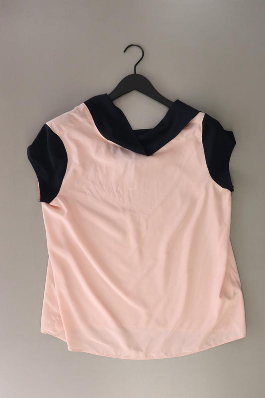 ADOLFO DOMINGUEZ Kurzarmbluse Gr. 44 rosa aus Polyester