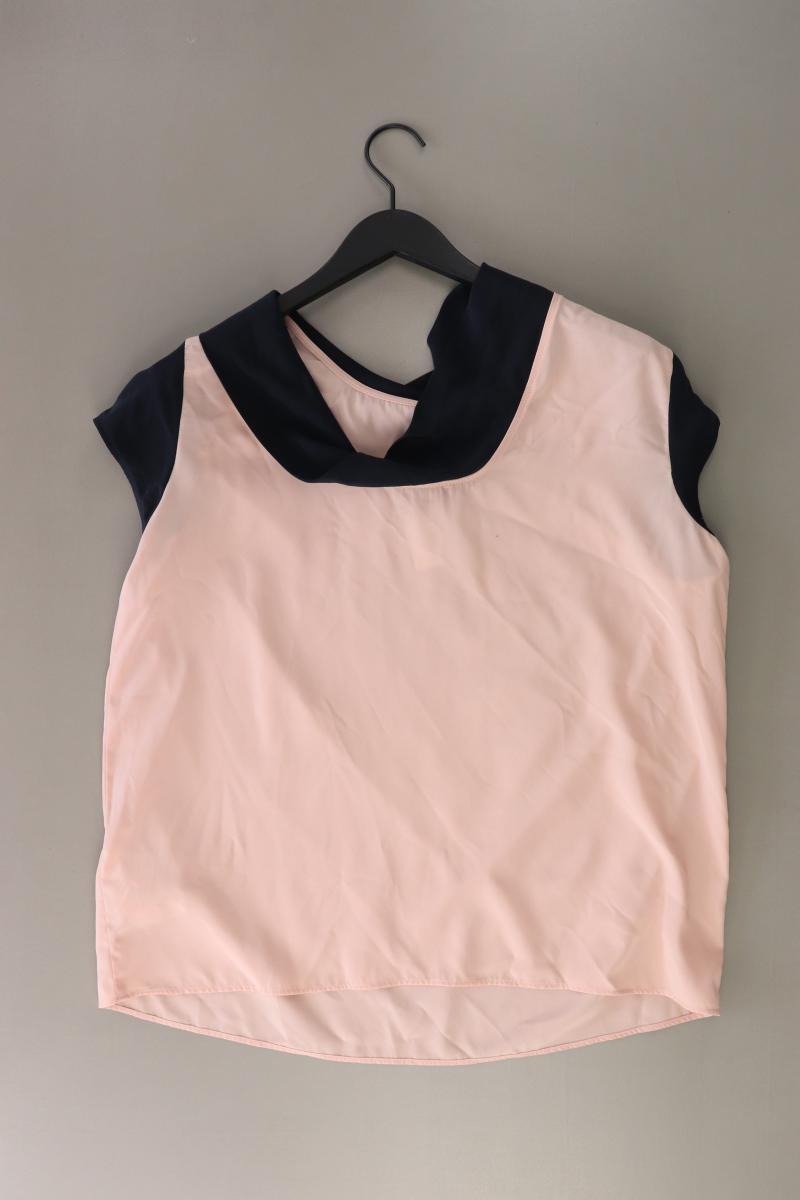 ADOLFO DOMINGUEZ Kurzarmbluse Gr. 44 rosa aus Polyester