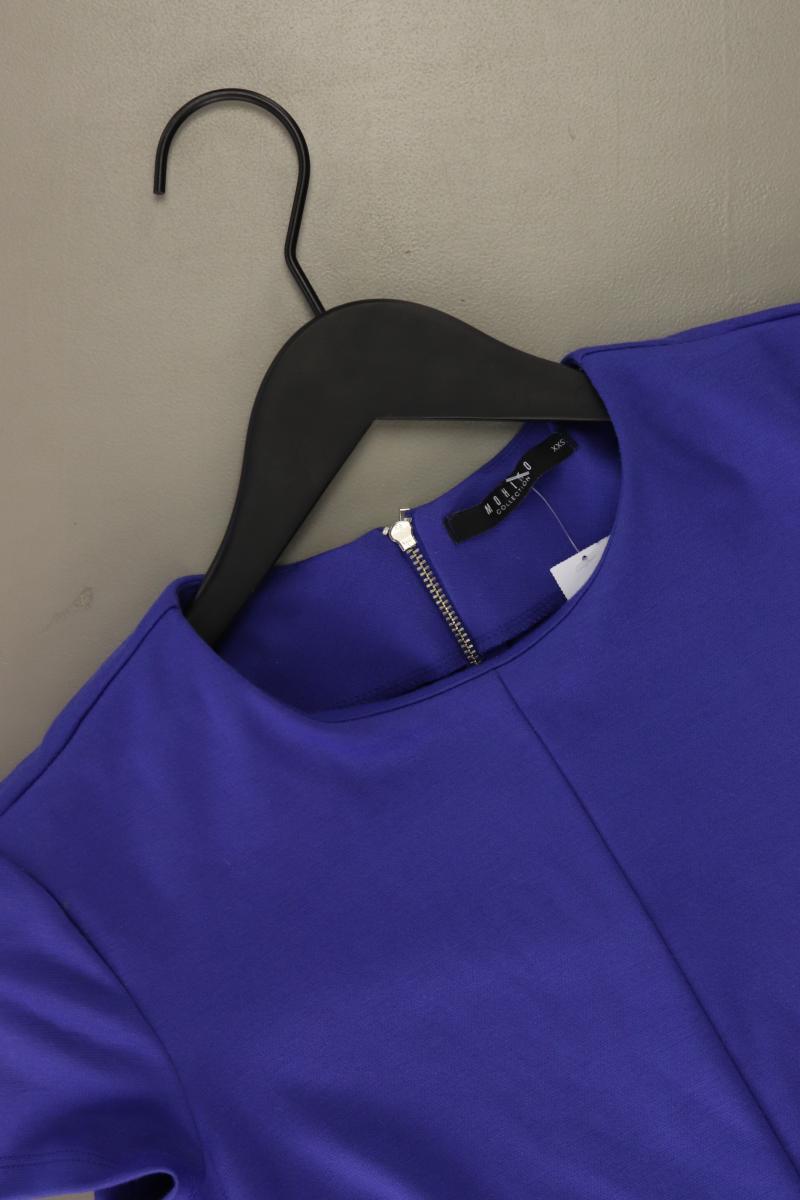 Mohito Etuikleid Gr. XS Kurzarm blau aus Polyester