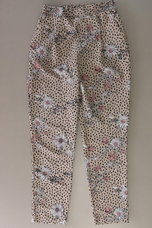 Primark Hose Gr. 32 mit Blumenmuster creme aus Polyester