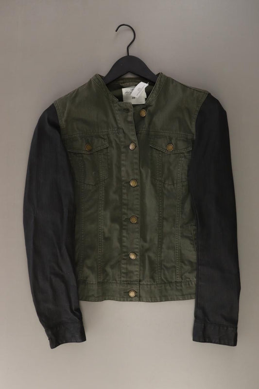 H&M L.O.G.G. Übergangsjacke Gr. 40 olivgrün aus Baumwolle