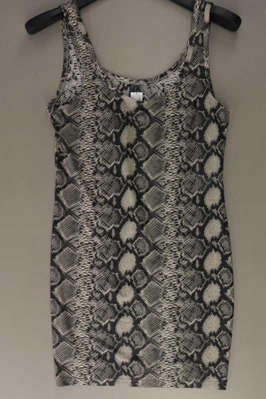 Only Schlauchkleid Gr. M mit Tierdruck Träger grau