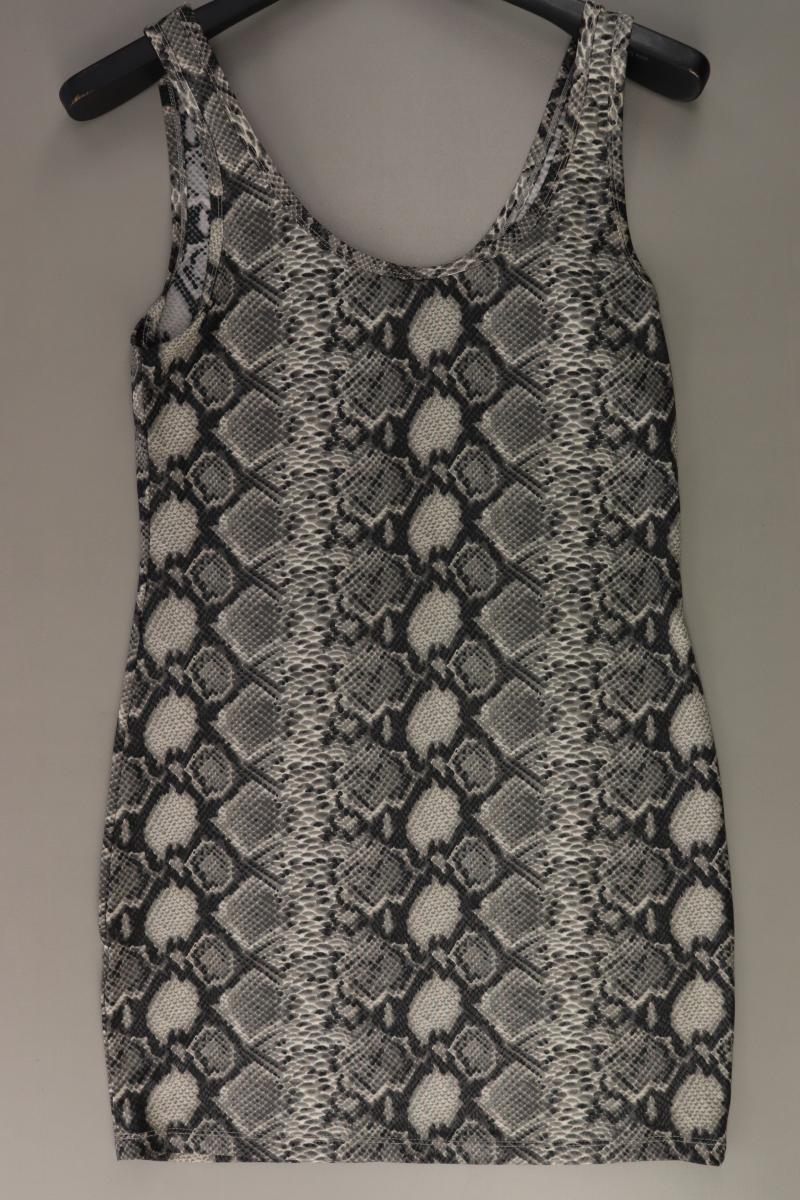 Only Schlauchkleid Gr. M mit Tierdruck Träger grau