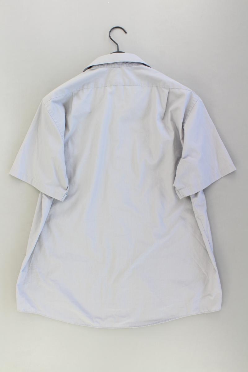 Van Heusen Kurzarmhemd für Herren Gr. XL grau aus Polyester