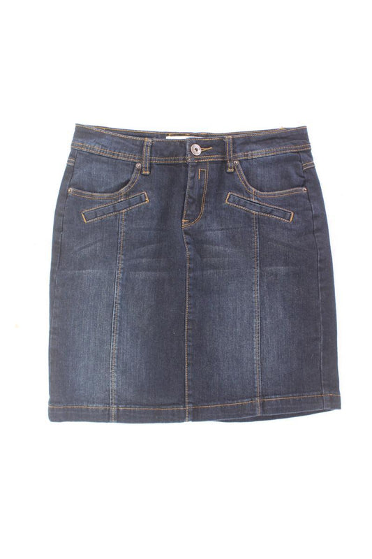 Manguun Jeansrock Gr. W29 blau aus Baumwolle