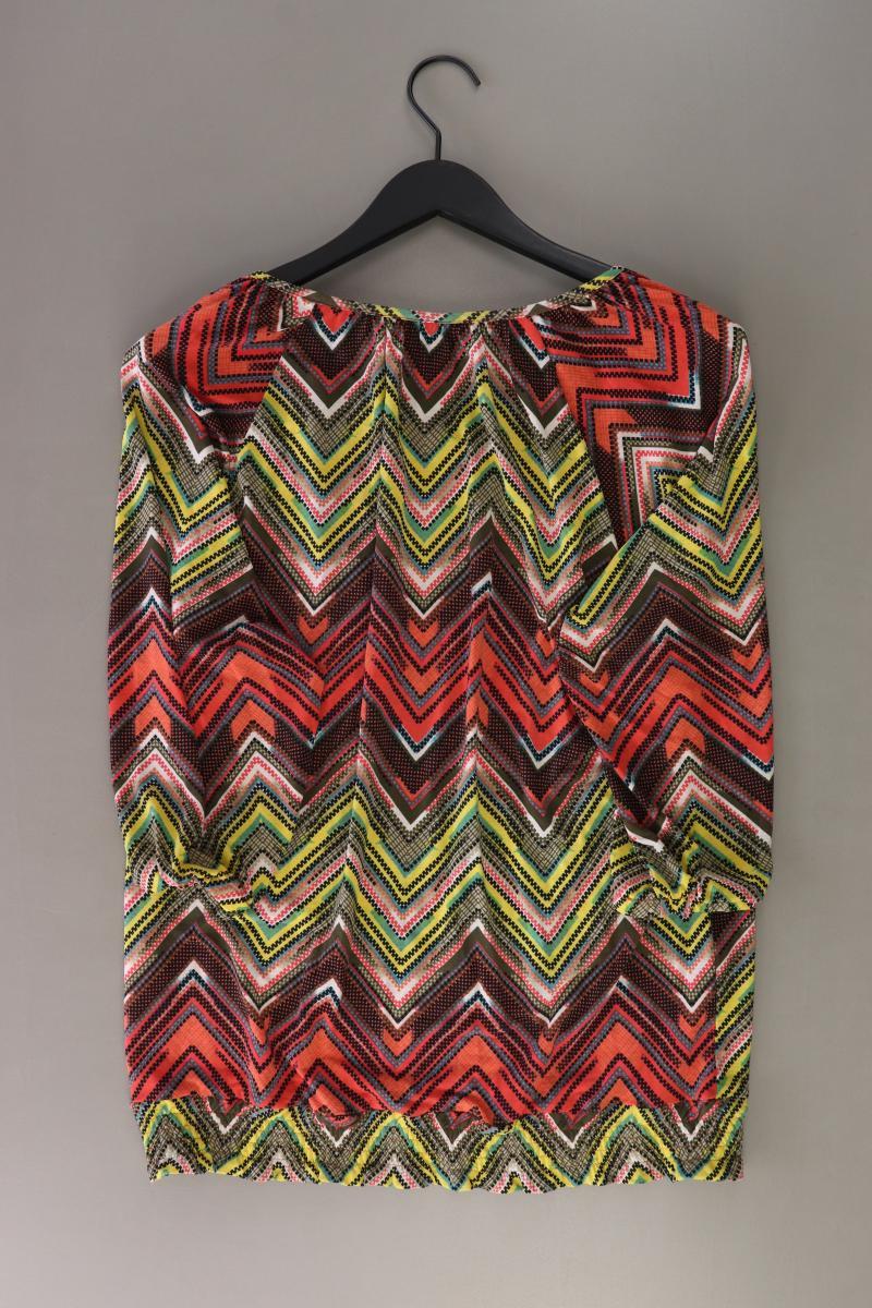 Laura Kent Shirt Gr. 42 geometrisches Muster 3/4 Ärmel mehrfarbig aus Polyester
