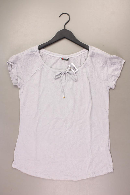 Street One T-Shirt Gr. 42 Kurzarm grau aus Polyester