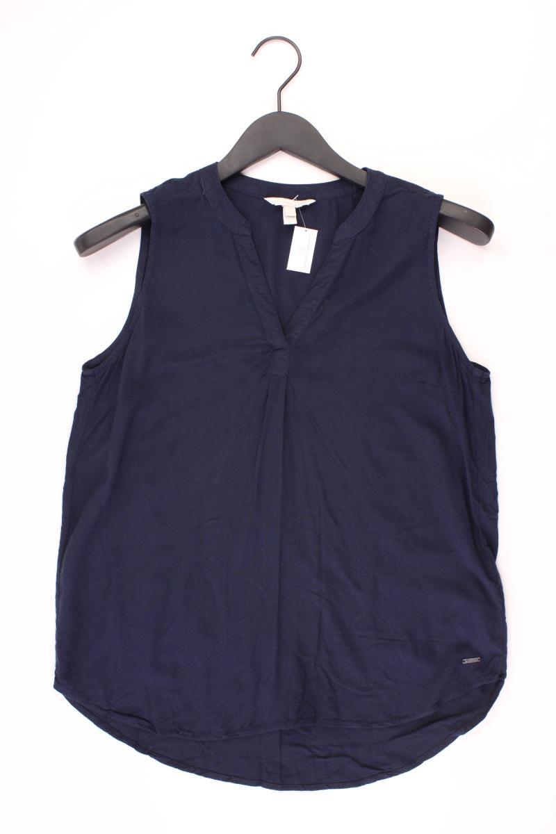 Tom Tailor Bluse Gr. S Träger blau aus Viskose