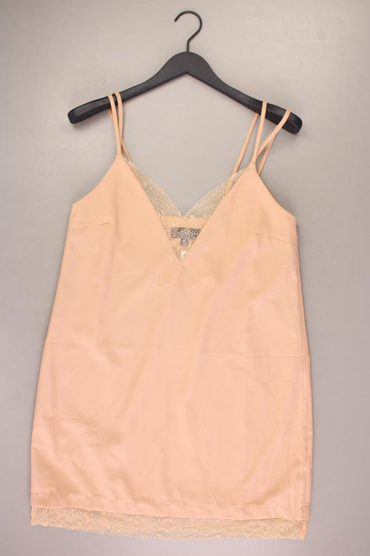 MISSGUIDED Spitzenkleid Gr. 40 neuwertig Träger creme aus Polyester