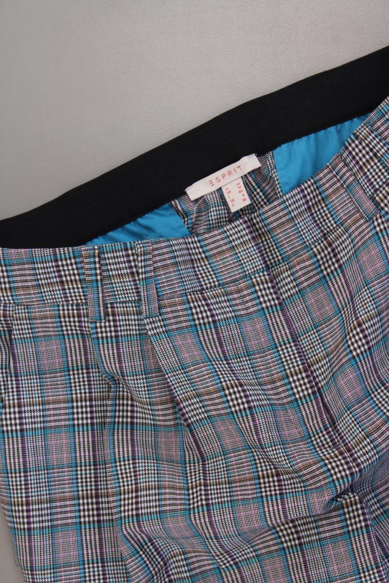 Esprit Hose Gr. 36 kariert mehrfarbig aus Viskose