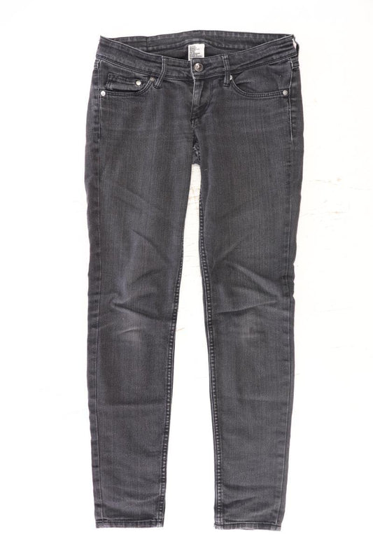 H&M Skinny Jeans Gr. W26 schwarz aus Baumwolle