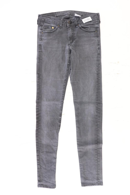 H&M Skinny Jeans Gr. W26 grau aus Baumwolle