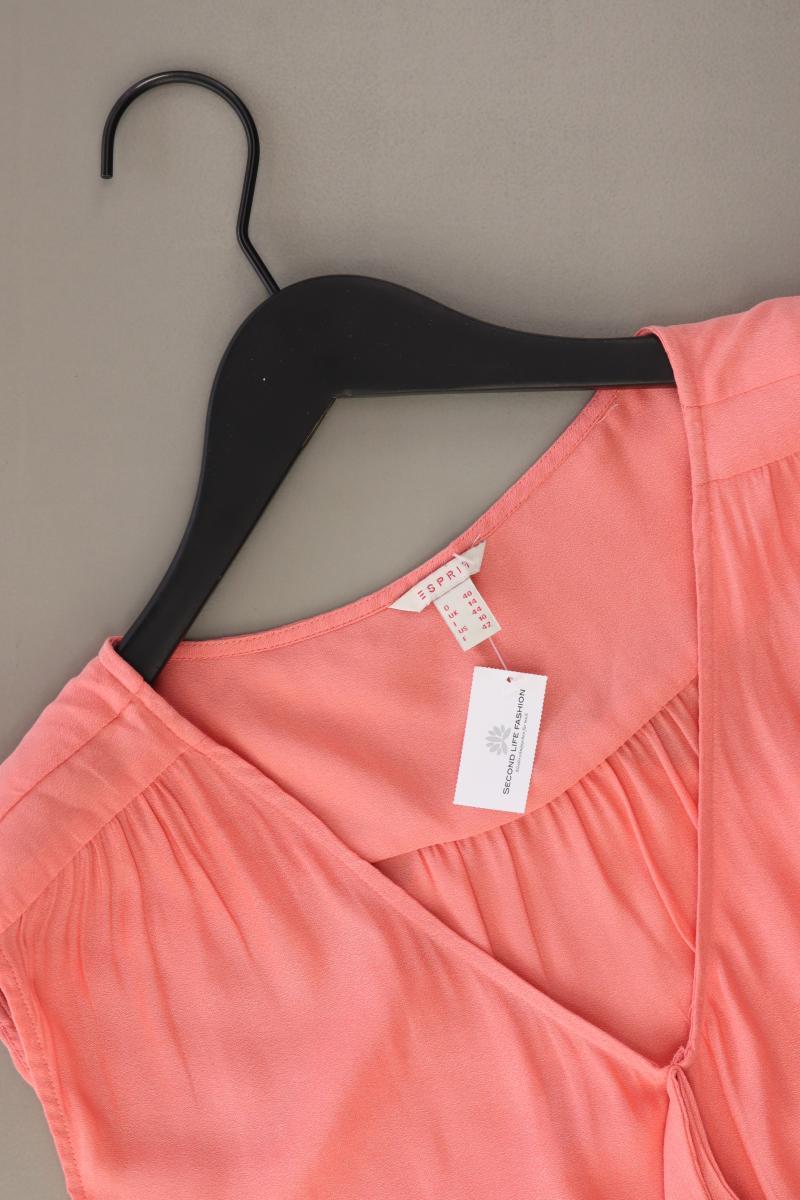 Esprit Bluse lachsfarben Gr. 40 Ärmellos rosa aus Polyester