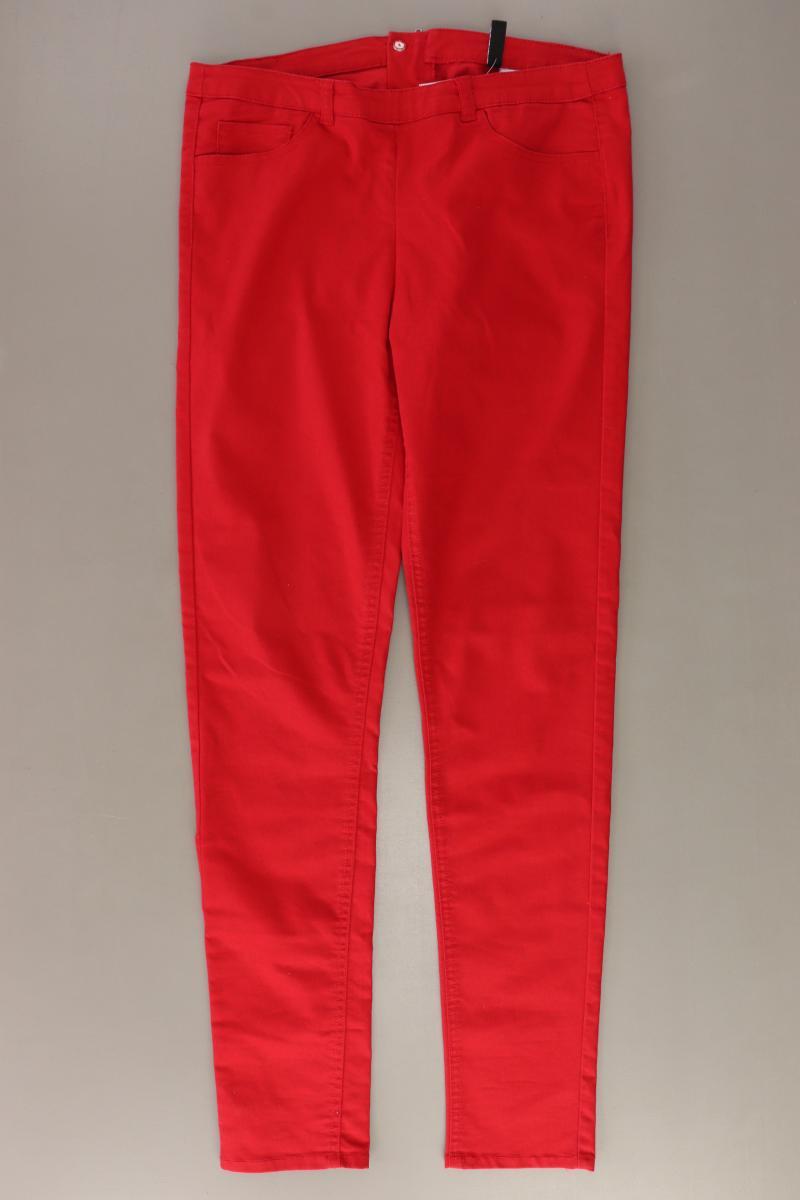 Divided by H&M Hose Gr. 40 rot aus Baumwolle