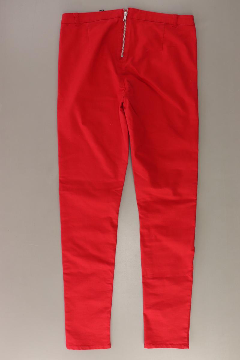 Divided by H&M Hose Gr. 40 rot aus Baumwolle