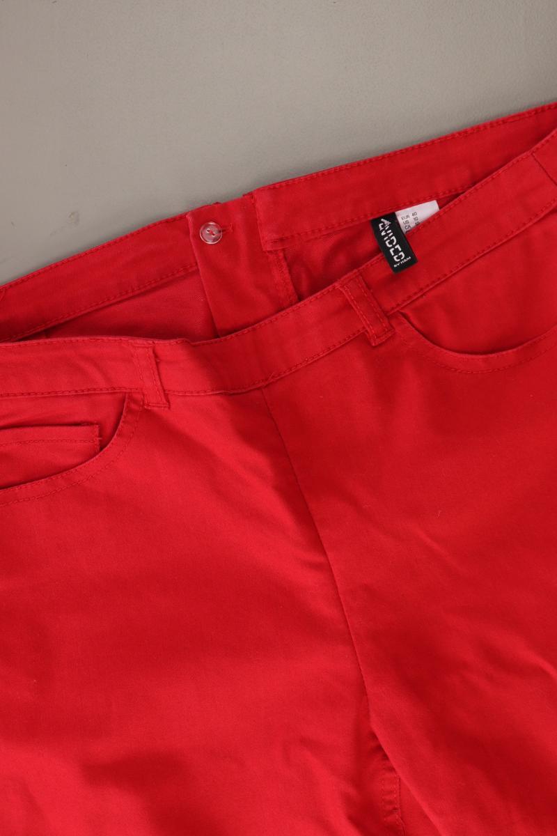 Divided by H&M Hose Gr. 40 rot aus Baumwolle