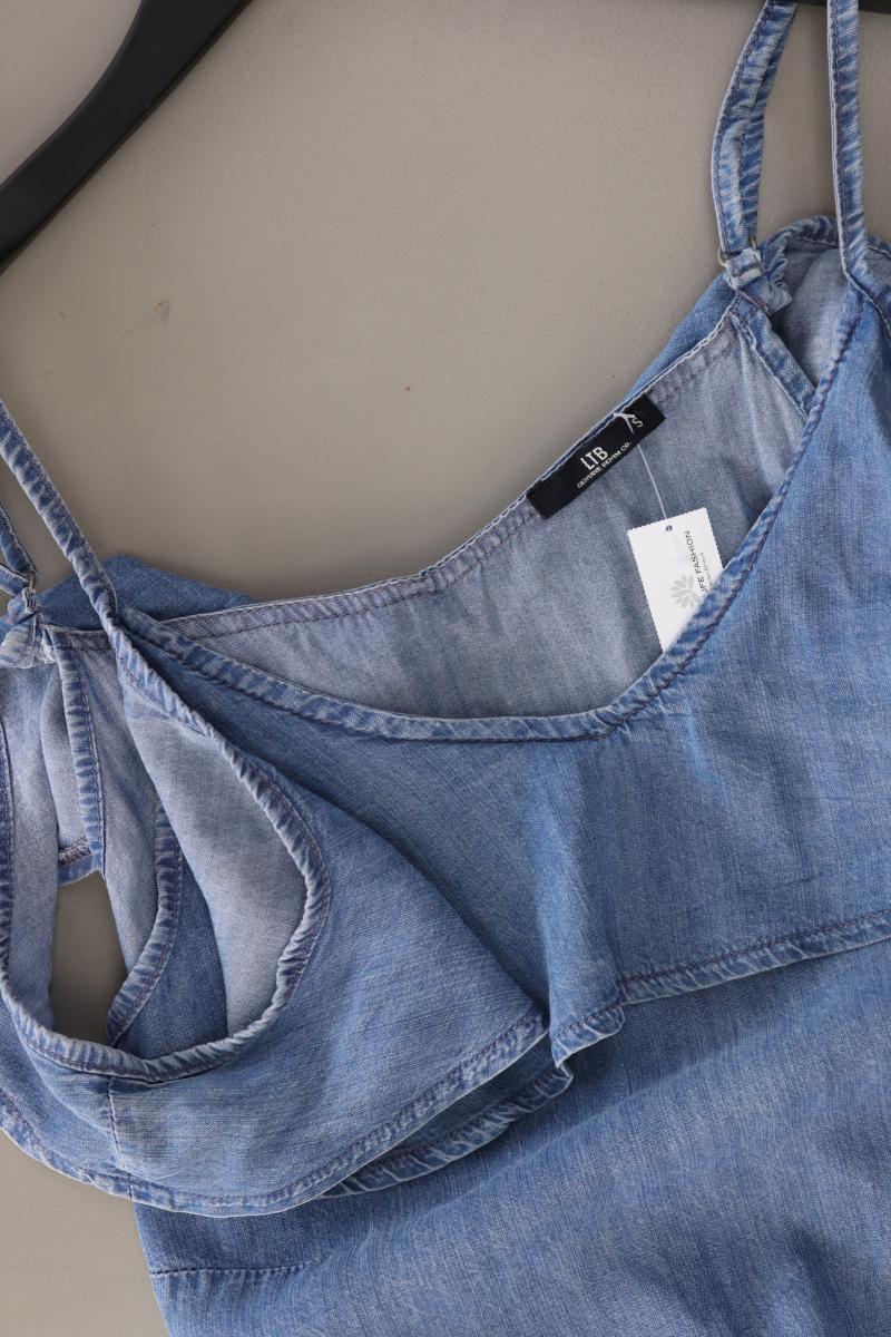 LTB Jeanskleid Gr. S Träger blau aus Lyocell