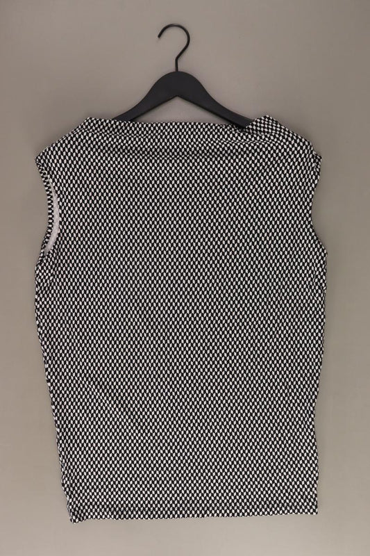Mohito Oversize-Shirt Gr. S geometrisches Muster Ärmellos schwarz